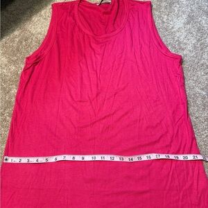 Michelle Mae Vibrant Pink Sleeveless Top 2X BNWT